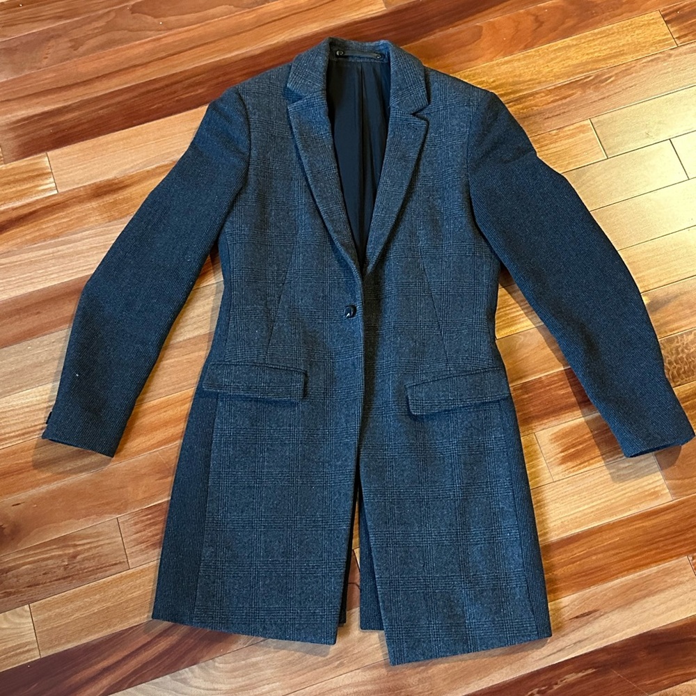 All Saints Gray Blazer Tailored Jacket